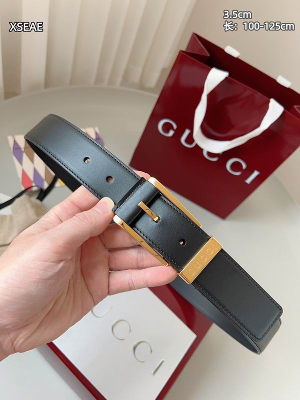 Gucci belt 35mmX100-125cm 8L104